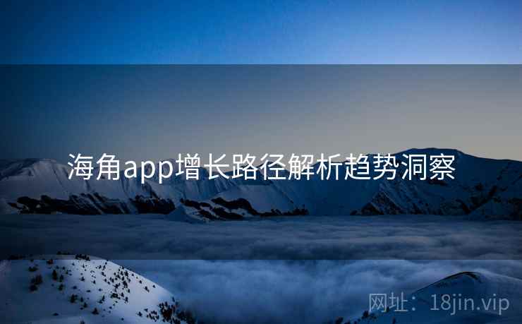 海角app增长路径解析趋势洞察