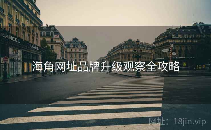 海角网址品牌升级观察全攻略